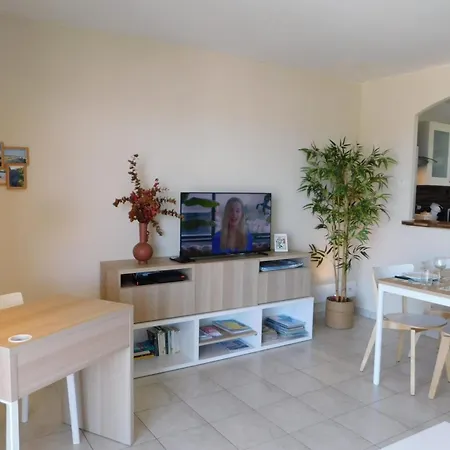 Apartmán Cosy Air-conditioned T2 Ambroisie With Sea View *